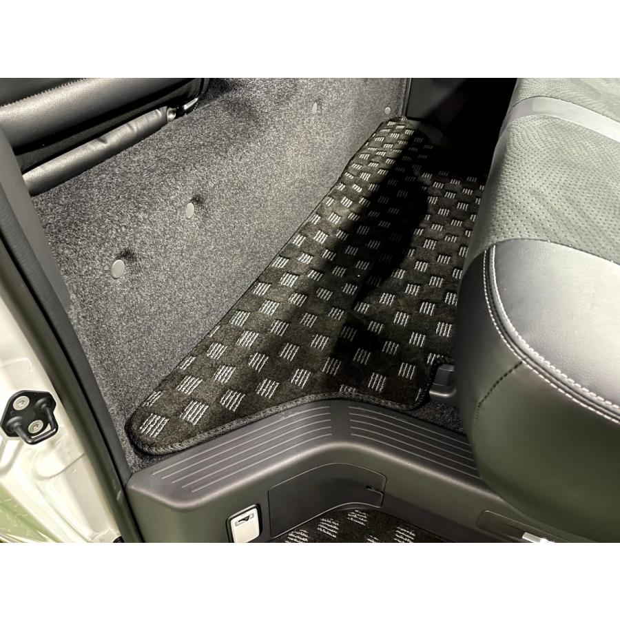 ハイエース 200系 標準 フロアマット 7点 S-GL DX 3D立体形成 フロント