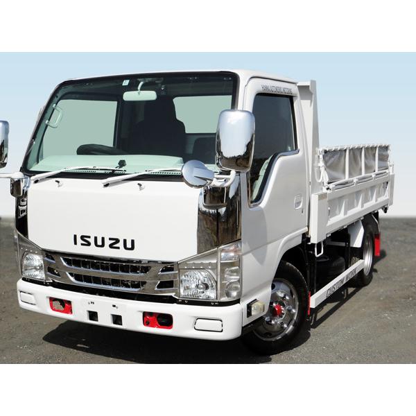 いすゞ（ISUZU） 07 エルフ 標準キャブ用 メッキコーナーパネル サイド