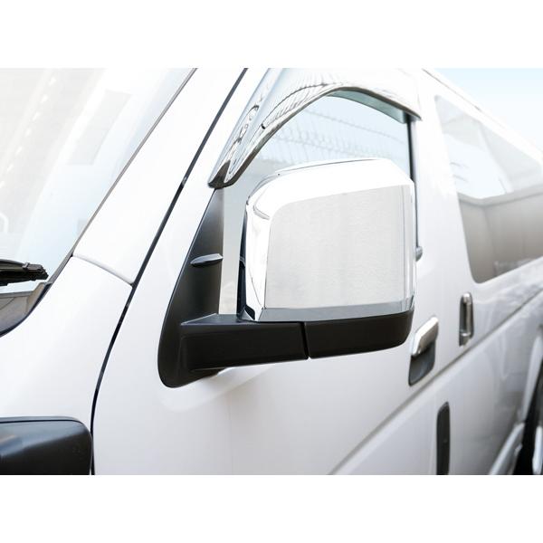 ハイエース メッキ ドアミラー 左右 200系 6型 7型 8型 純正タイプ