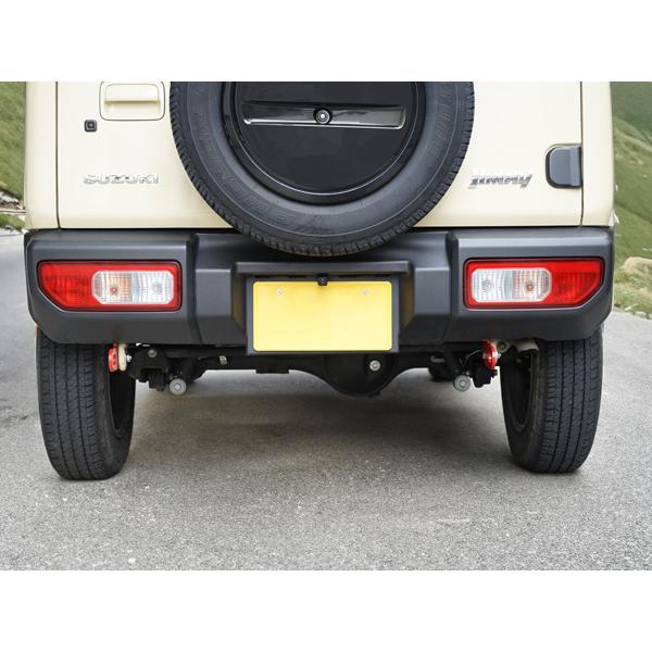 ジムニー JB64 JB74 純正バンパー用 牽引フック フロント＆リア 赤 牽引フック リア（左右兼用） JB64ジムニー/JB74ジムニーシエラ 純正