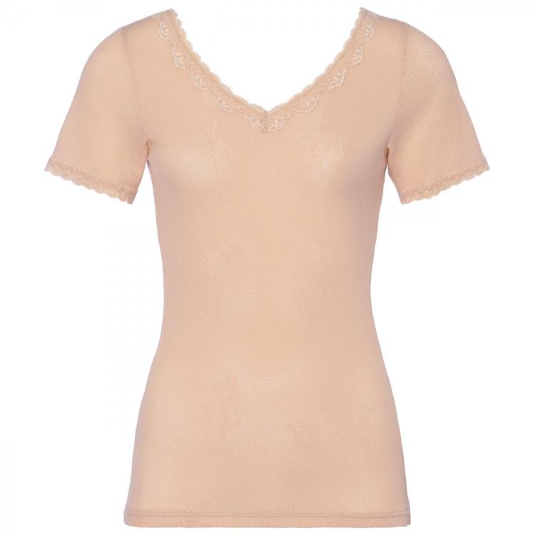 Triumph（トリンプ） コットン100％ メッシュ インナー5300 3分袖トップ(LLサイズ)TR5300 Top(3) : トリンプ ...