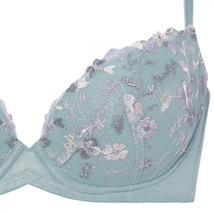 AMOSTYLE チャーミングラマースリムライン ブラ＆ショーツセット