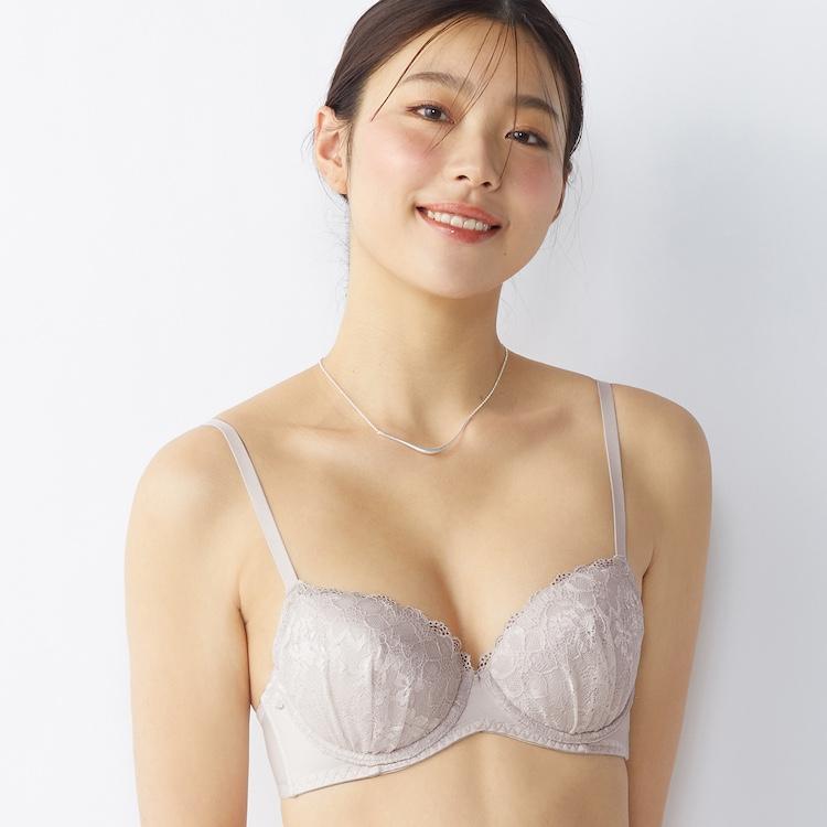 (アモスタイル)AMOSTYLE 夢みるブラ ライト ブラ＆ショーツセット ドリームデイリリー(E,Fカップ) AMST1430 WHU + Hikini JX｜triumph-amosstyle｜13