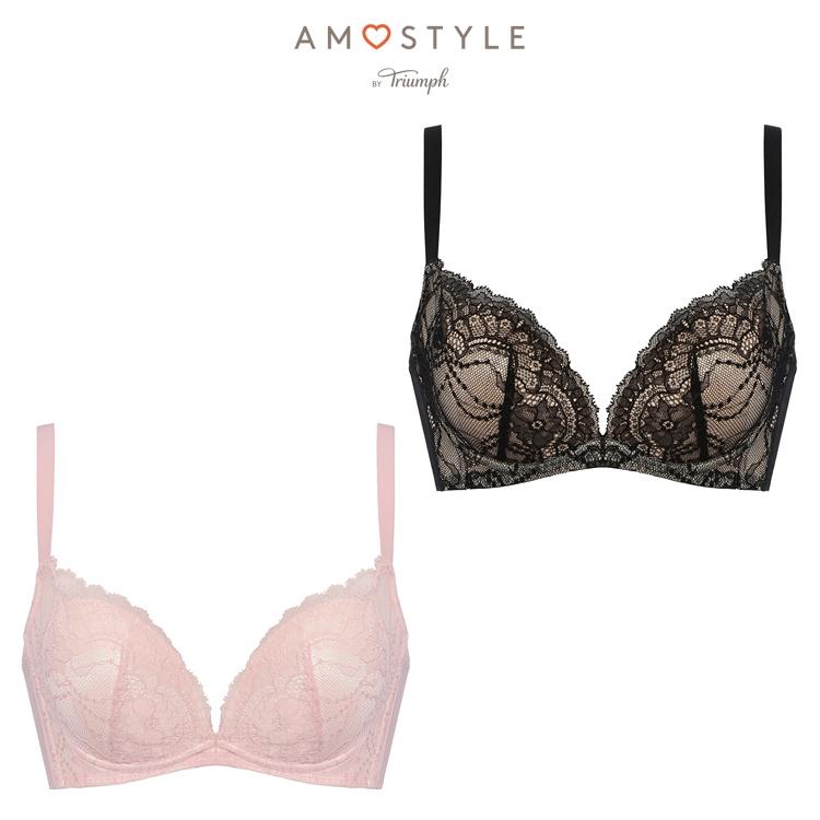 AMOSTYLE（アモスタイル） セール スレンダーラインブラ ブラジャー(E 