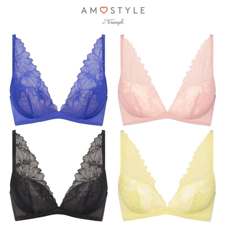 AMOSTYLE（アモスタイル） セール 雲ふわりブラ ブラ＆ショーツセット