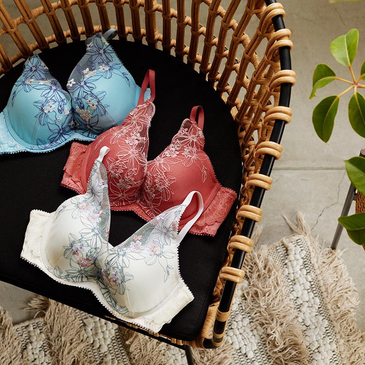 AMOSTYLE（アモスタイル） 夢みるブラ DeepV ブラジャー1 アップル