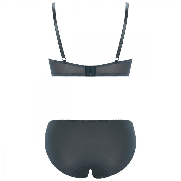 AMOSTYLE（アモスタイル） らくふわノンワイヤー ブラ＆ショーツセット