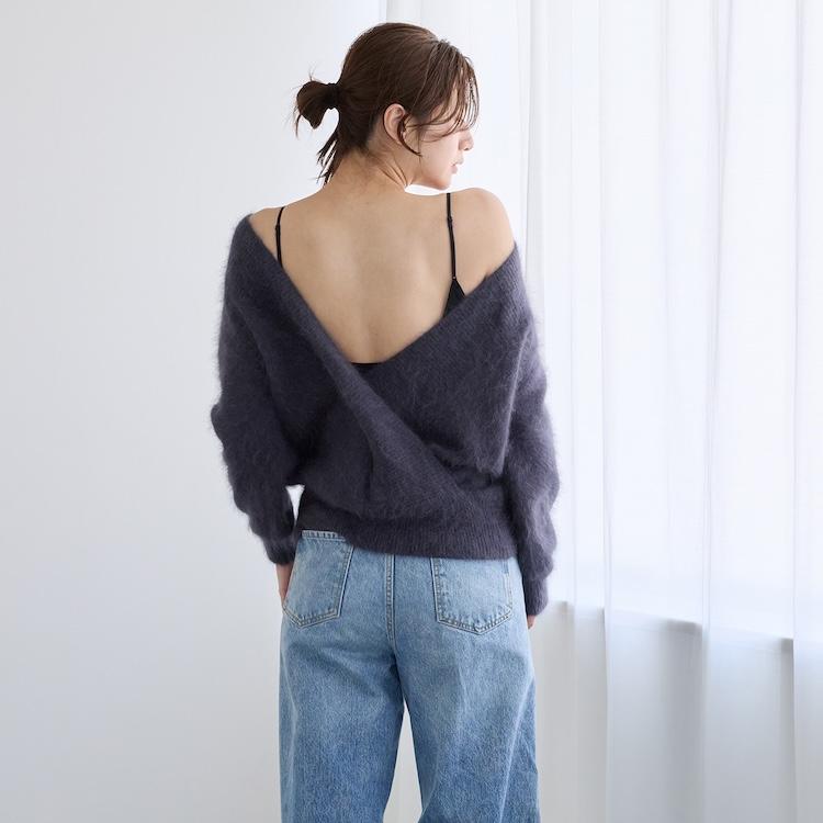 AMOSTYLE（アモスタイル） 期間限定セール 背中見せブラトップ AMST967