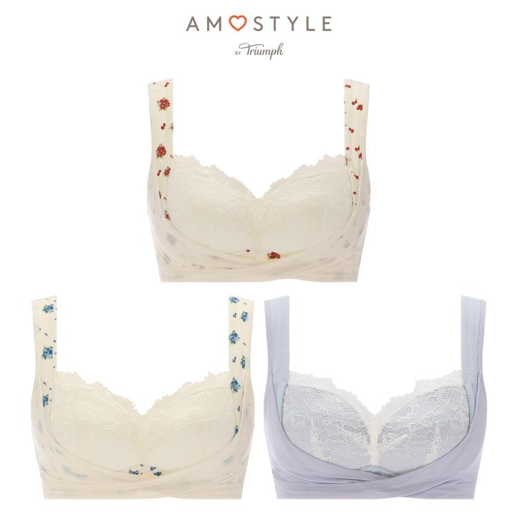 AMOSTYLE（アモスタイル） 見せKawa ホールドナイトブラ AMST1550 N