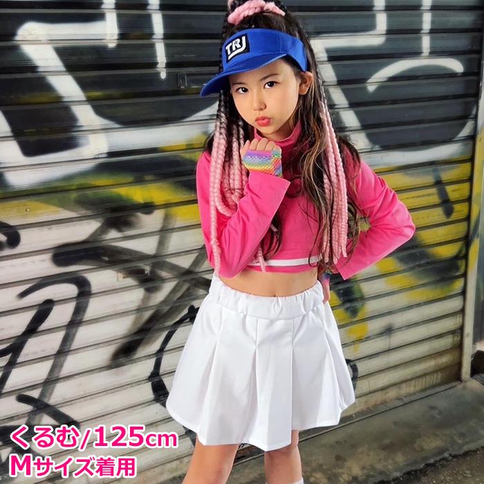 ミニスカート プリーツスカート ダンス 衣装 キュロット ダンス チアリーダー子供 ジュニア 子供服 S〜XL 4サイズ 赤色 白色｜trj-store｜12