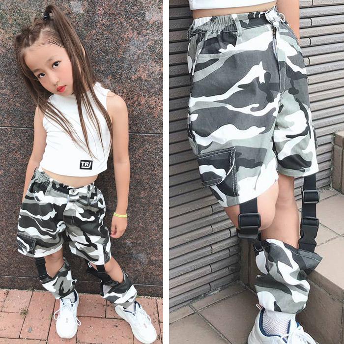 カモフラ ボトムス バックル ベルトアレンジ カーゴパンツ 迷彩パンツ