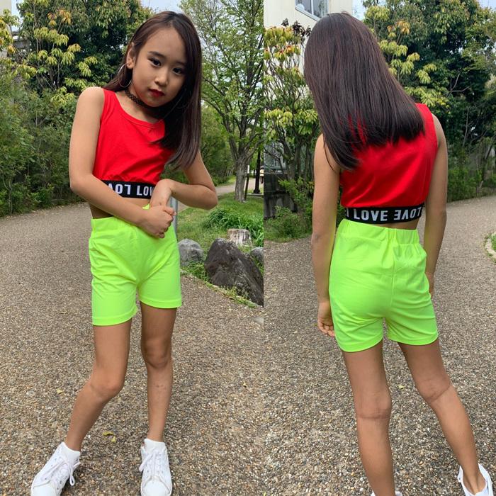 ネオンカラー ショートパンツ ホットパンツ 4カラー 子供 キッズ ジュニア ヒップホップ 女の子 レディス ガールズ オレンジ イエロー ピンク ブラック Bot 268 うちの子が一番 通販 Yahoo ショッピング