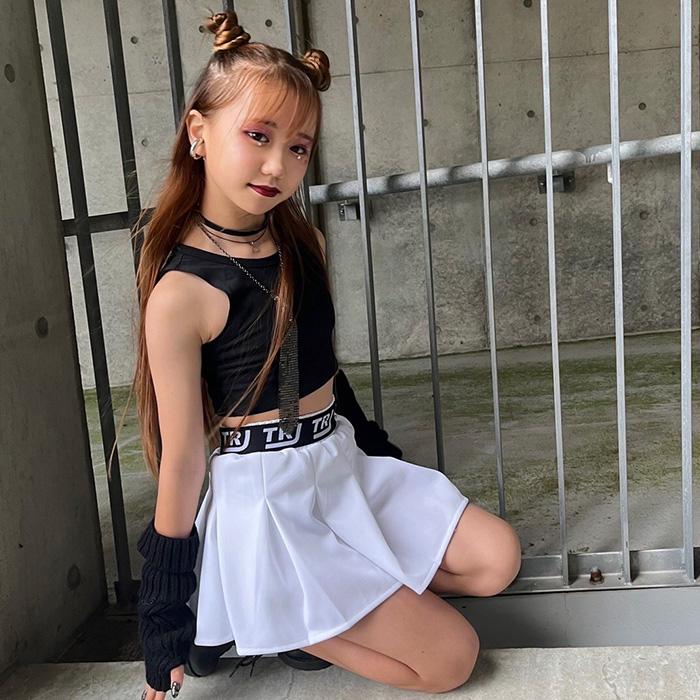 キッズダンス衣装 ミニスカート プリーツスカート 女の子 子供服