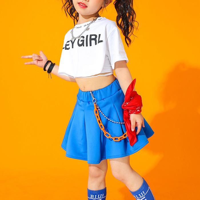 キッズダンス衣装 ミニスカート プリーツスカート 女の子 子供服