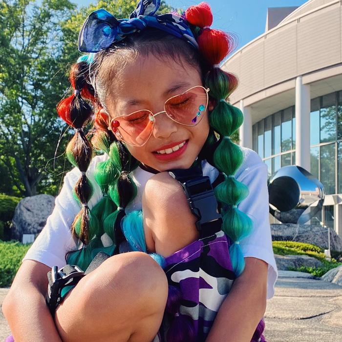カラフル エクステンション キッズ ヘアスタイル エクステ 髪 エクステ ウィッグ ダンス衣装 キッズ子供 ジュニア 子供服 God 109 うちの子が一番 通販 Yahoo ショッピング