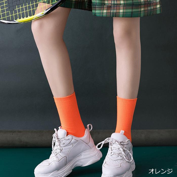 ネオンカラー靴下 4カラー ダンス小物 無地 蛍光 派手靴下 スポーツ ソックス 女の子 ガールズ ネオングリーン ネオンピンク ネオンオレンジ イエロー God 155 うちの子が一番 通販 Yahoo ショッピング