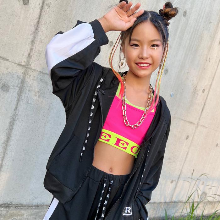 キッズダンス衣装 ジャージ 女の子 ルームウェア 部屋着 ジュニア