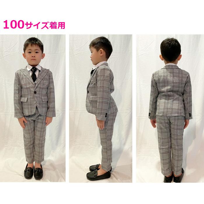 男の子 子供スーツ 10点セット フォーマル スーツ 3ピース