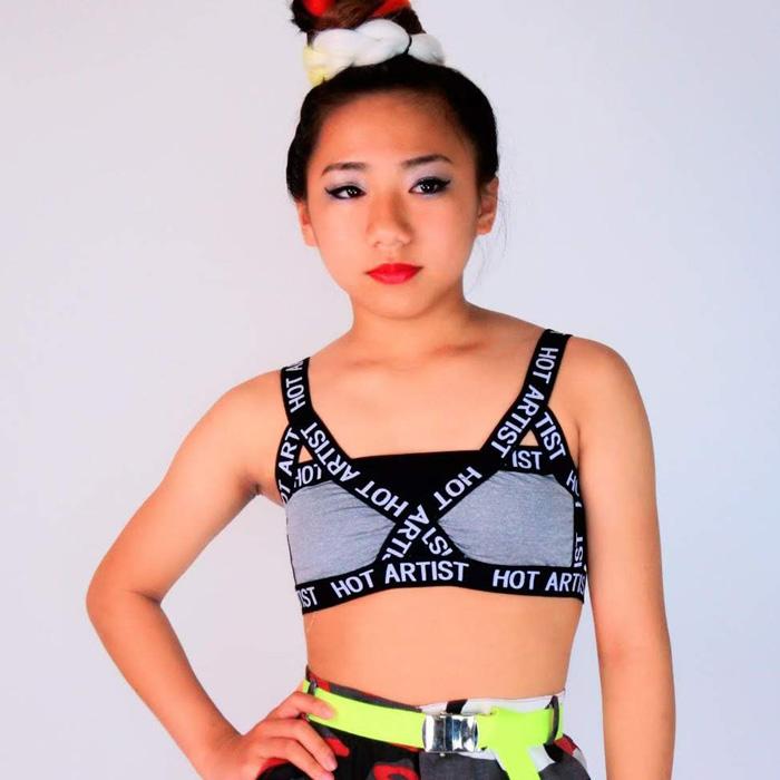 キッズダンス衣装 チューブトップ タンクトップ ブラトップ スポーツ