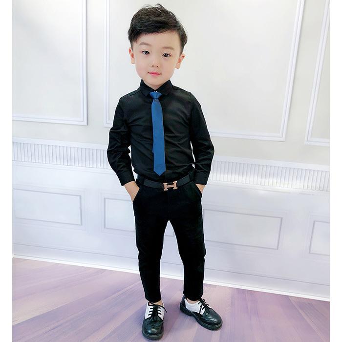 男の子　ブラックストライプ　スーツ 140cm　ワイシャツ　フォーマルパンツ 廃版アウトレットセール20%OFF】ピンストライプブラックスーツ