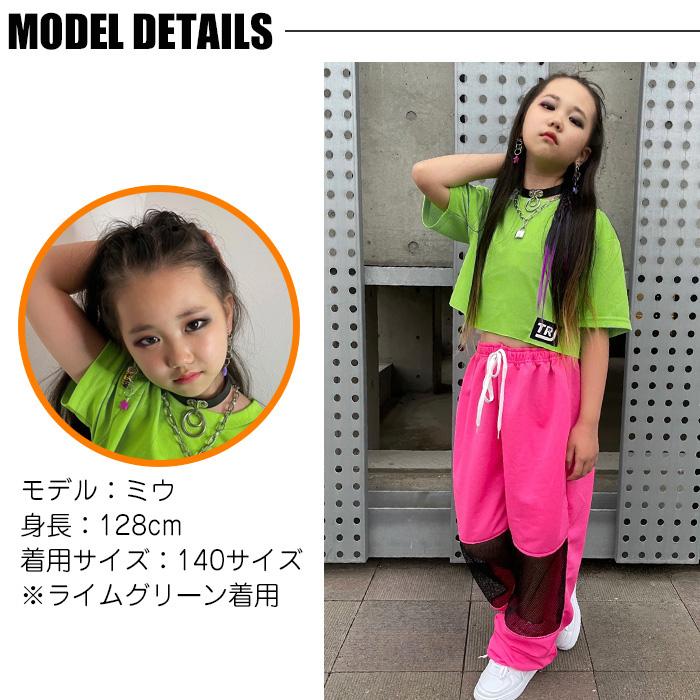 女の子まとめ売り　長袖半袖Tシャツ100サイズ 新品未使用、古着MIX 19点 ネオンカラー 半袖 ロゴ Tシャツ ミニ丈 120cm〜185cm 9サイズ 6