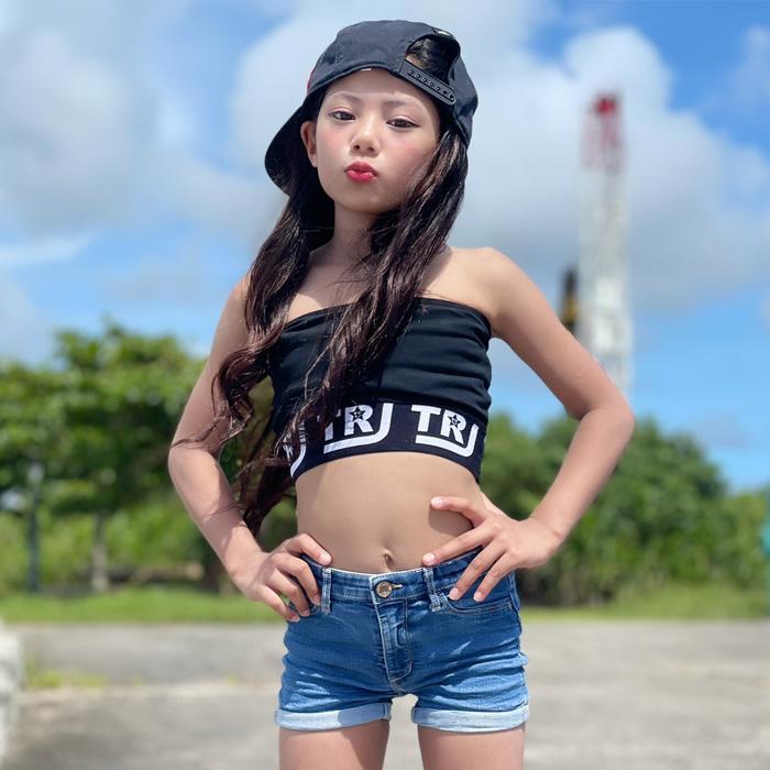 透明ストラッププレゼント！チューブトップ スポーツブラ パット付き