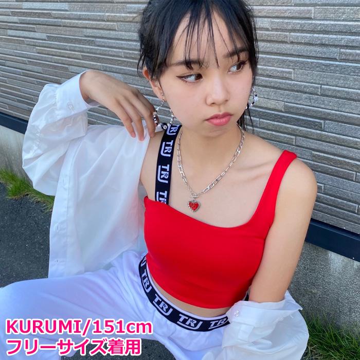 希少リアルスタッフ　タンクトップ仕様BABYLスタッフtシャツ キッズダンス衣装 ショート丈 タンクトップ ノースリーブ チューブ