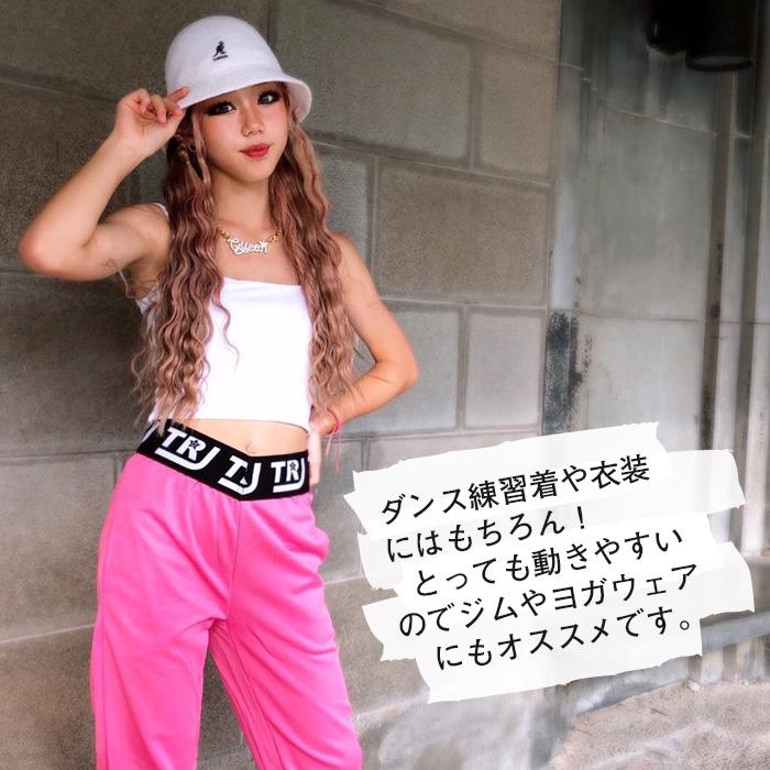 キッズダンス衣装 ショート丈 タンクトップ ノースリーブ チューブ