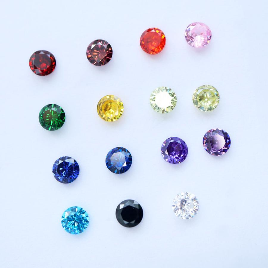 推しカラー AAAA 高品質 キュービックジルコニア CZ ルース