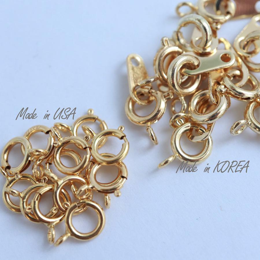 14KGF 真鍮製 8mm 引き輪 板ダルマ 1et アメリカ直輸入 : Trois anges  