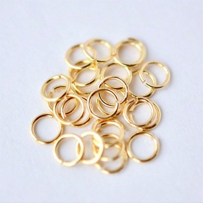 14KGF 真鍮製 丸カン 基礎パーツ 連結金具 |  | 04
