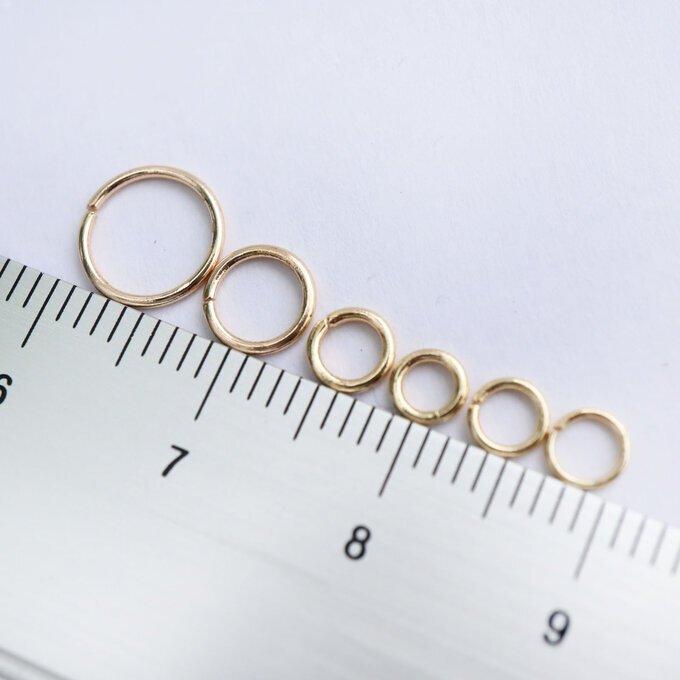 14KGF 真鍮製 丸カン 基礎パーツ 連結金具 |  | 08