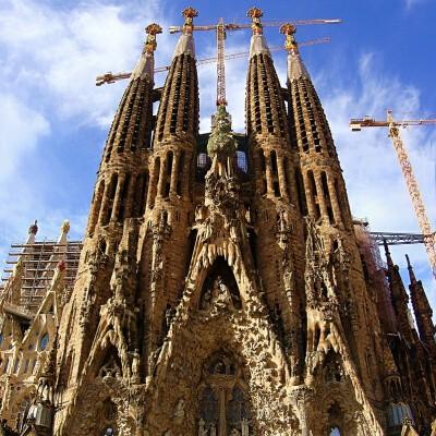 トカゲ ヤモリ モザイク マグネット付オブジェ サグラダ・ファミリア