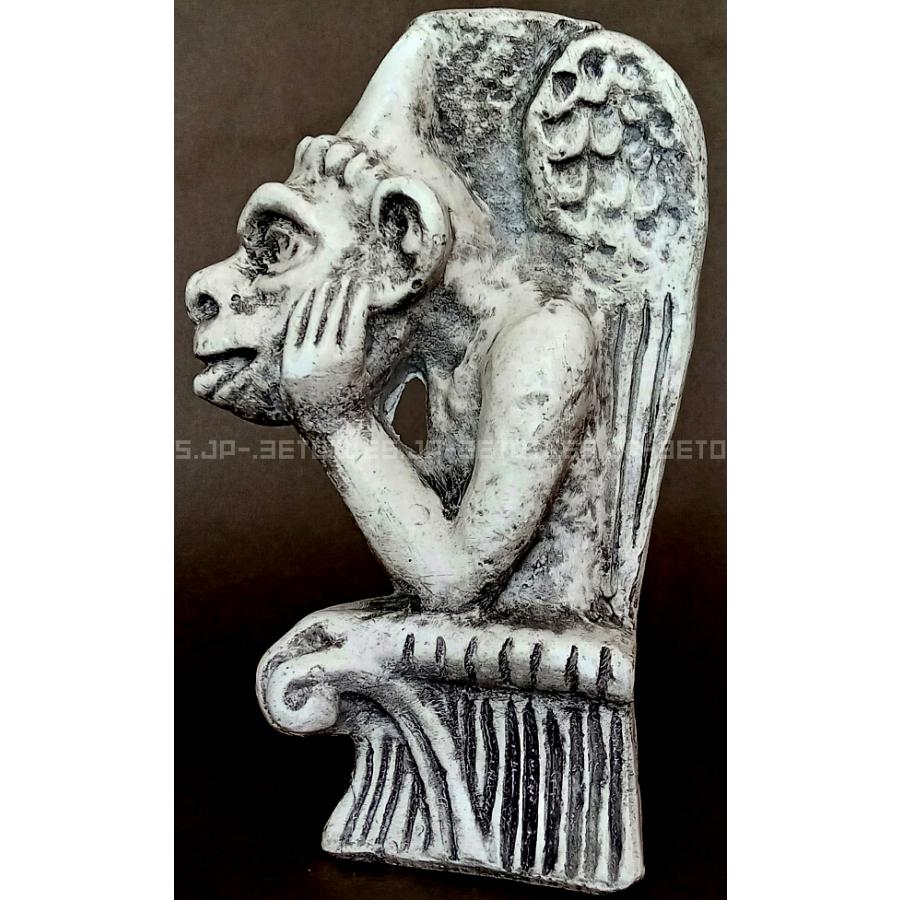 ノートルダム大聖堂 舌を出すガーゴイル キャンドルスタンド付き