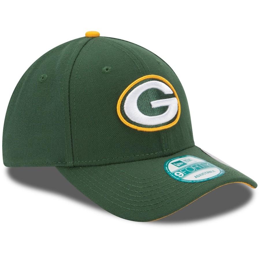 海外最新 ニューエラ New Era メンズ キャップ 帽子 Green Bay Packers Green League 9forty Adjustable Hat クリアランス Www Endocenter Com Ua