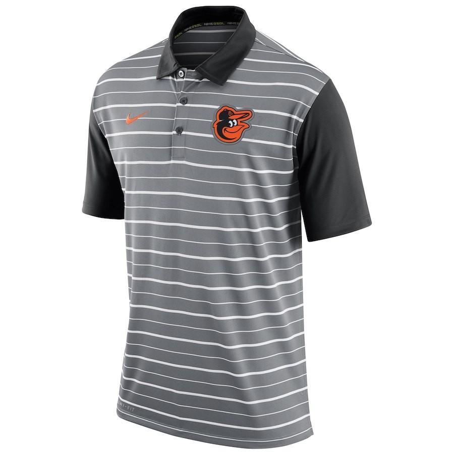 nike dri fit striped polo