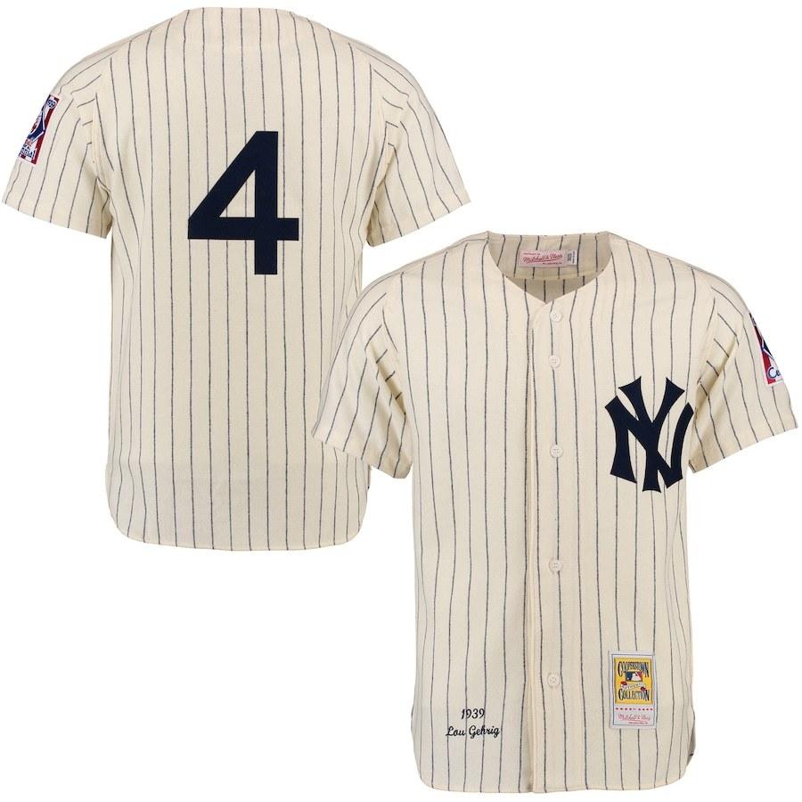 ミッチェル ネス Throwback メンズ レプリカ ジャージー Yankees Lou Gehrig New Mitchell York Yankees Mitchell