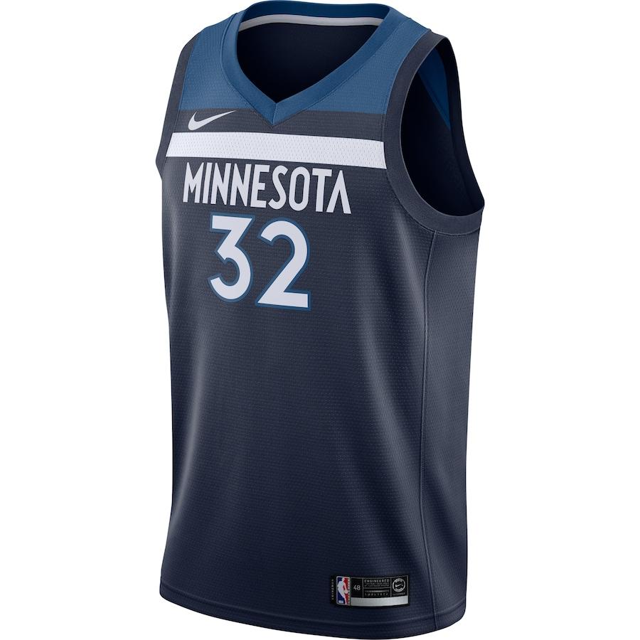 ナイキ メンズ ジャージ Karl-Anthony Towns "Minnesota Timberwolves" Nike Swingman Jersey Navy - Icon Edition｜troishomme｜02