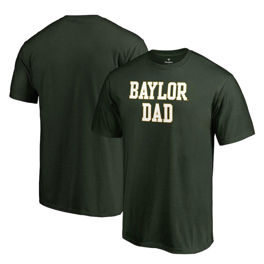 は自分にプチご褒美を メンズ Tシャツ "Baylor Bears" Fanatics Branded Team Dad Crewneck T-Shirt - Green その他 ウエア