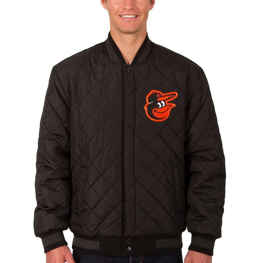 メンズ バッシュ ジャケット Jh Baltimore Orioles Jh Design Wool Leather Jacket Reversible Jacket Charcoal Black バッシュ アパレル Troishomme 送料代引き無料