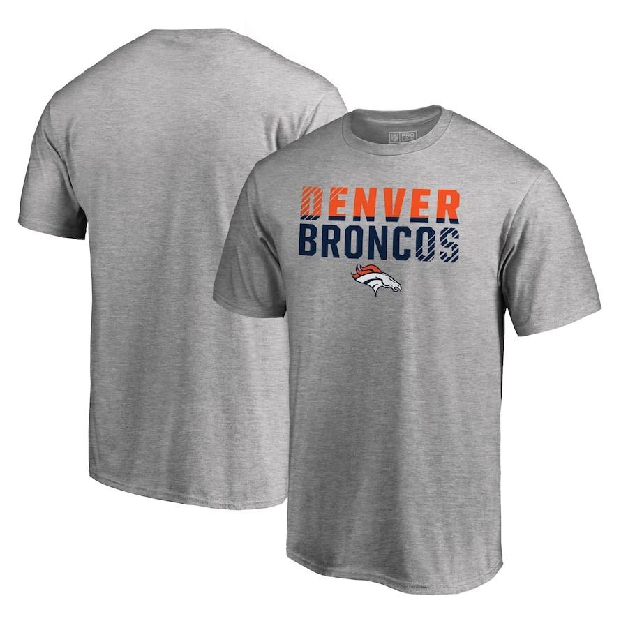ファナティックス メンズ Tシャツ quot;Denver Broncosquot; 情熱セール NFL Pro Line by Collection - T-Shirt Fanatics Branded 81%OFF Iconic Ash Fade Out