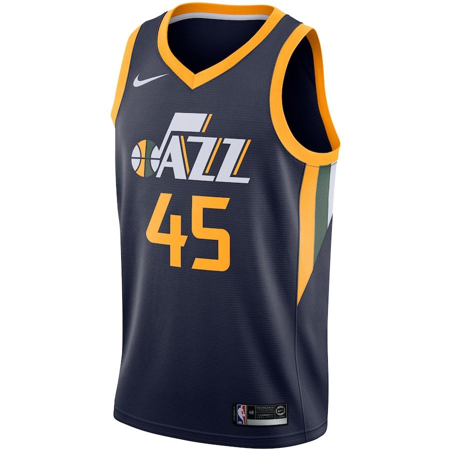 ナイキ メンズ ジャージ Donovan Mitchell "Utah Jazz" Nike Replica Swingman Jersey - Icon Edition - Navy｜troishomme｜02