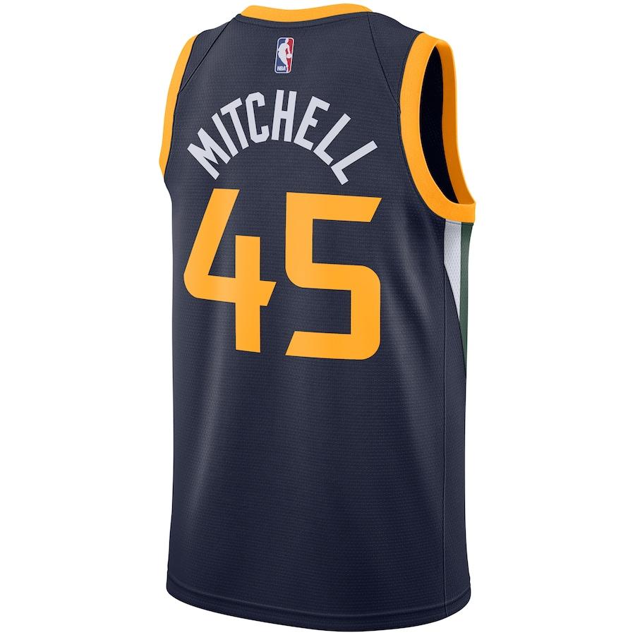 ナイキ メンズ ジャージ Donovan Mitchell "Utah Jazz" Nike Replica Swingman Jersey - Icon Edition - Navy｜troishomme｜03