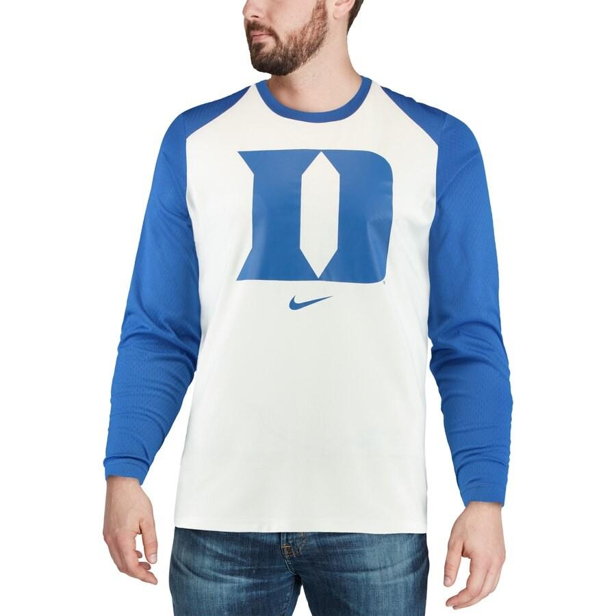 duke nike long sleeve shirt