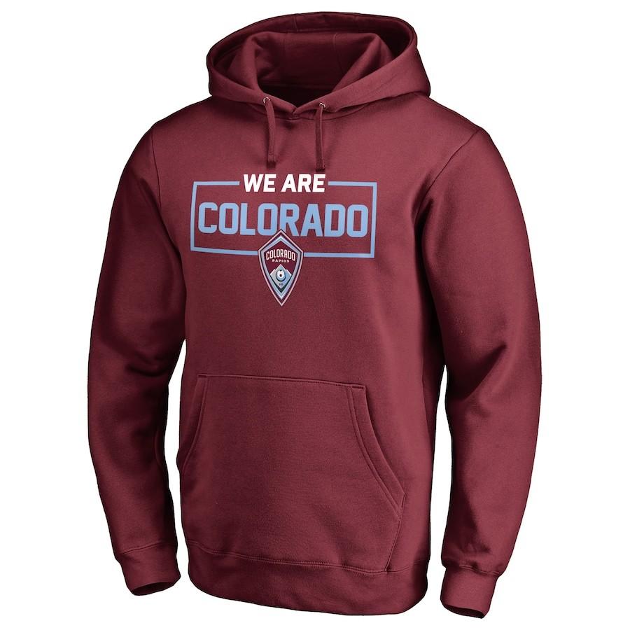 ファナティックス メンズ パーカー パーカー Colorado Rapids Fanatics Branded We Colorado Are メンズファッション Pullover Hoodie Burgundy バッシュ アパレル Troishomme