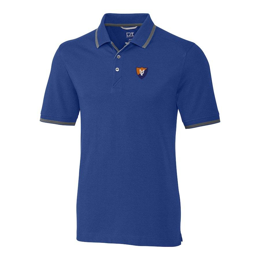 メンズ ポロシャツ Illinois Fighting Illini Cutter Buck Vault Advantage Tipped Logo Polo Blue バッシュ アパレル Troishomme 通販 Yahoo ショッピング