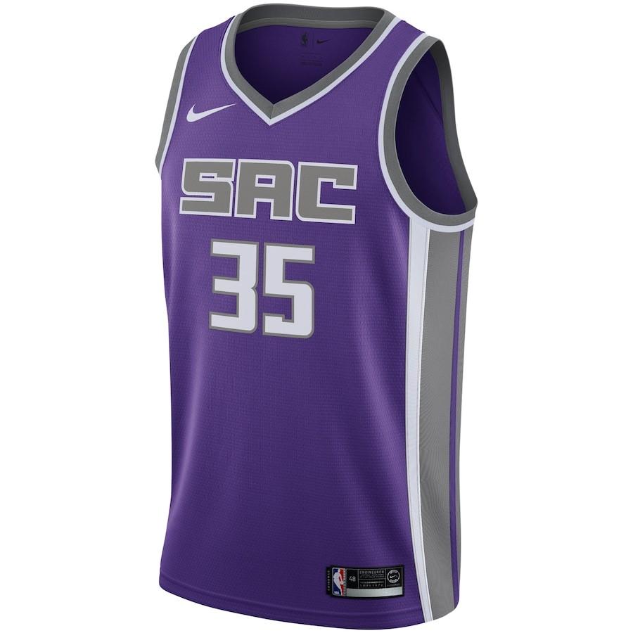 ナイキ メンズ ジャージ "Sacramento Kings" Marvin Bagley III Nike Men's Swingman Jersey - Purple｜troishomme｜02