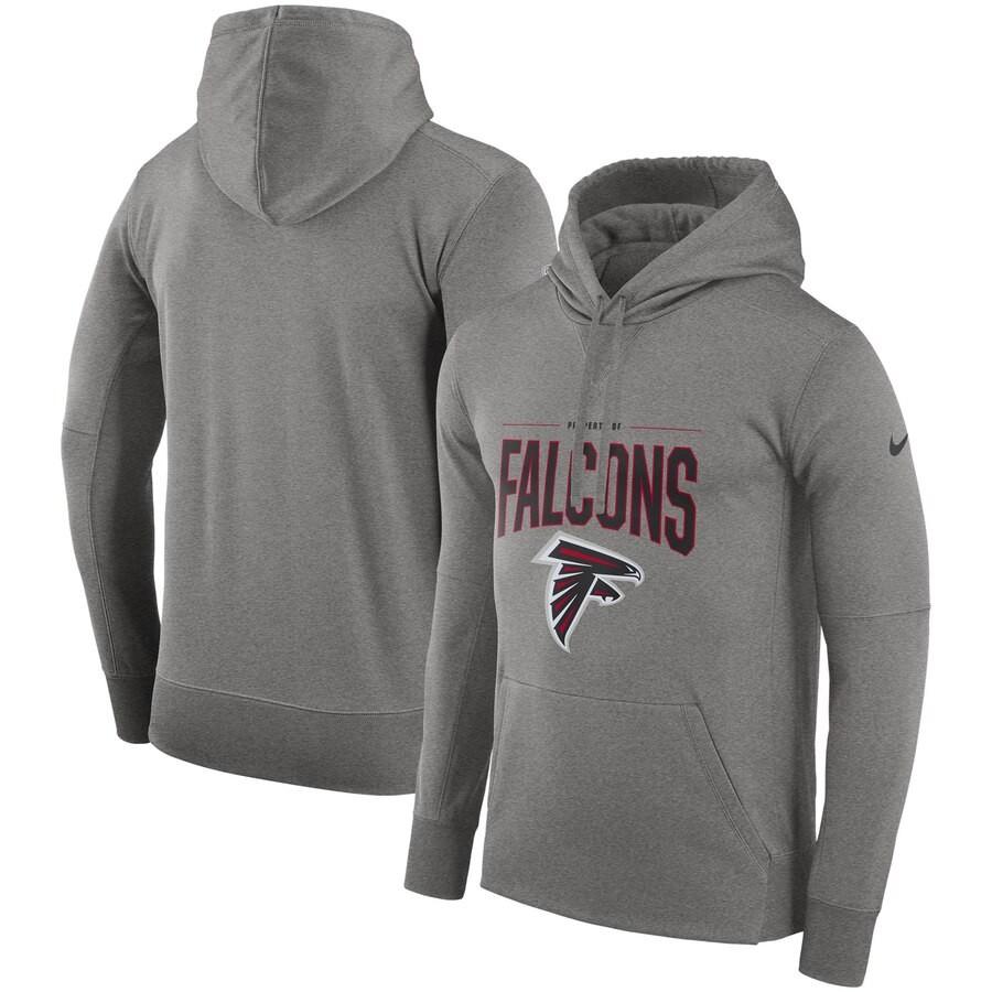 時間指定不可 ナイキ メンズ パーカー Atlanta Falcons Nike Sideline Property Of Performance Pullover Hoodie ファルコンズ フーディー Gray 残りわずか Www Skylanceronline Com
