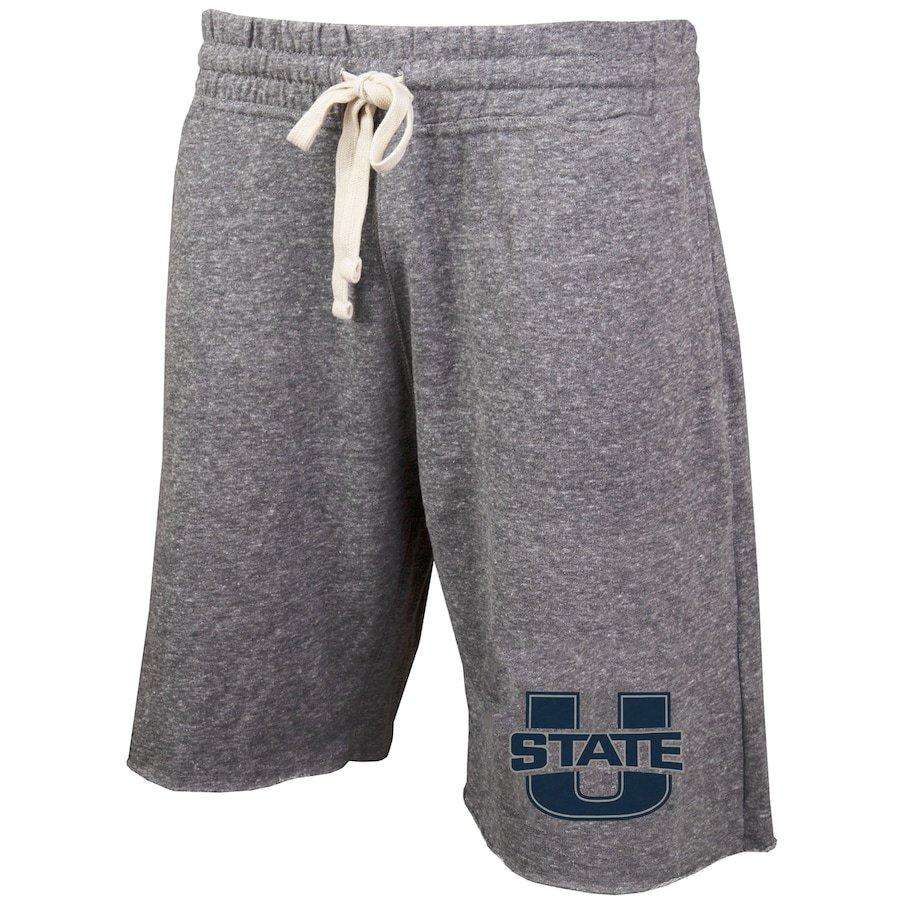 一番の贈り物 Aggies" State "Utah ハーフパンツ メンズ Concepts Gray - Shorts Terry Mainstream Sport シャツ、タンクトップ