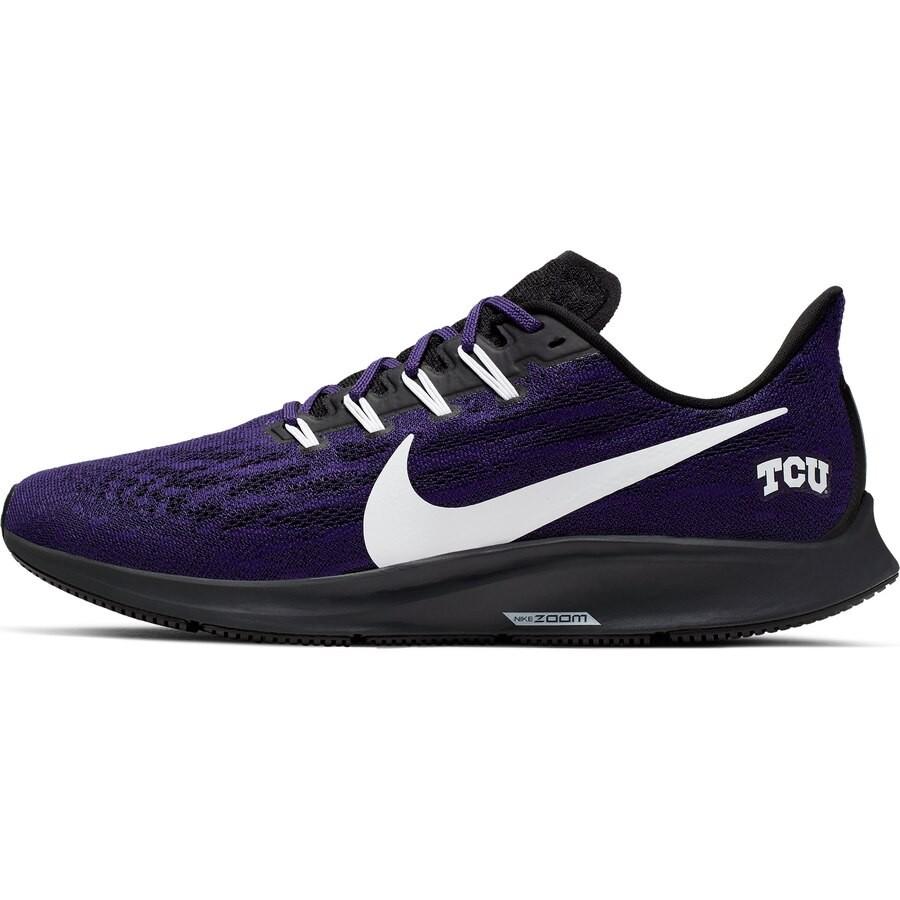 独創的 ナイキ メンズ ズームペガサス ３６ Tcu Horned Frogs Nike Air Zoom Pegasus 36 カレッジ ランニングシューズ Purple White 正規激安 Sites Suvagrammar Com